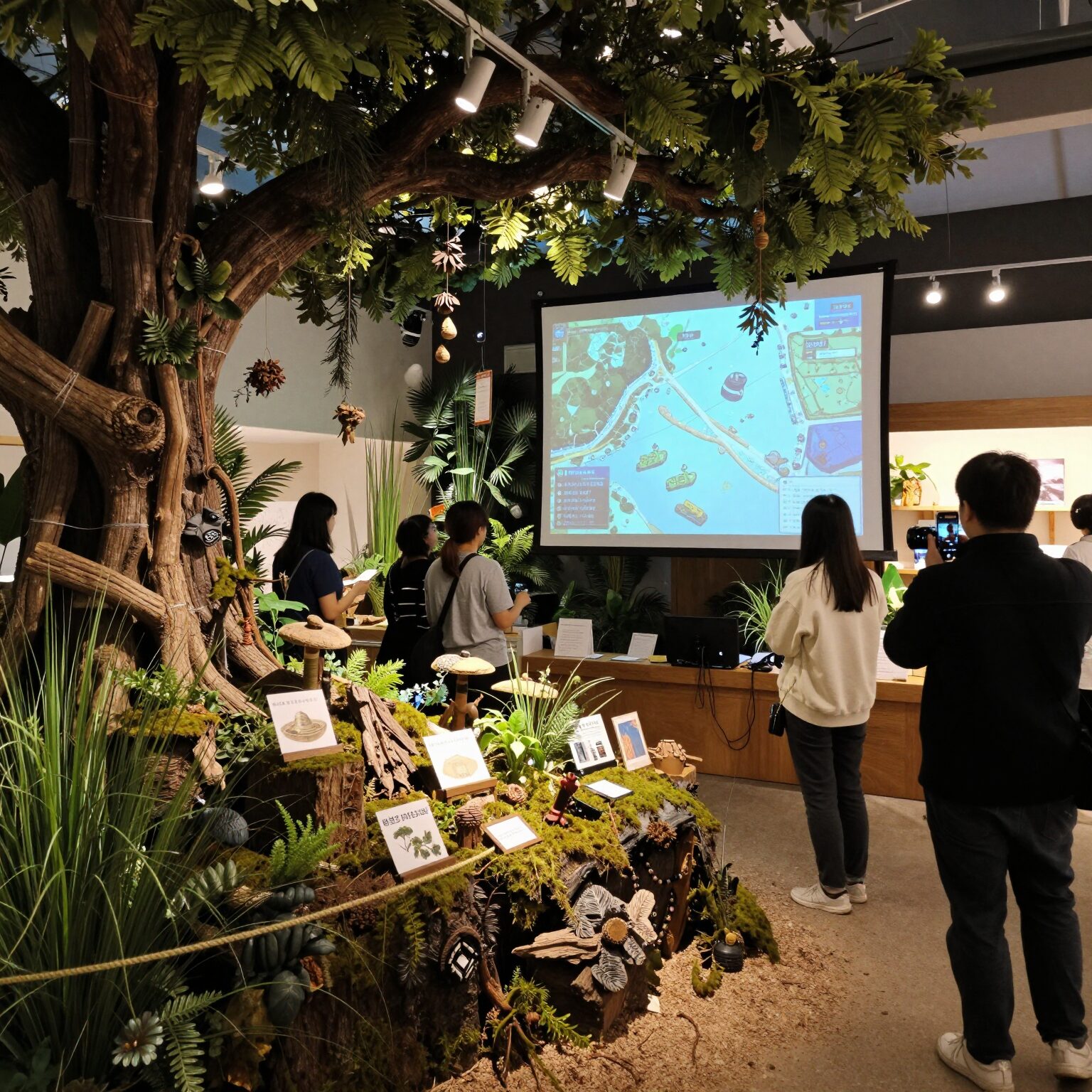 인천 개항장 페스타에서 열리는 제물포 웨이브 마켓 내부 전경