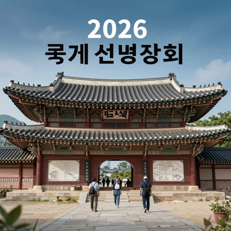 2026 국제선명상대회 포스터가 게시된 봉은사 입구 모습