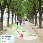 2026 아산 이순신축제 주요 행사장 위치와 곡교천 은행나무길 지도