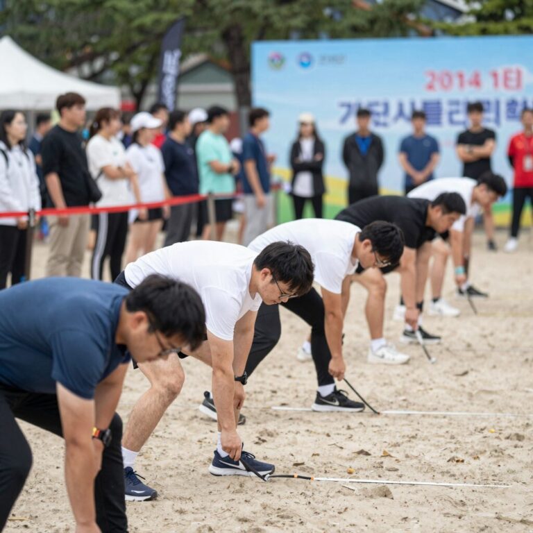 2026 기지시줄다리기 축제 현장에서 많은 사람들이 함께 줄을 당기고 있는 모습
