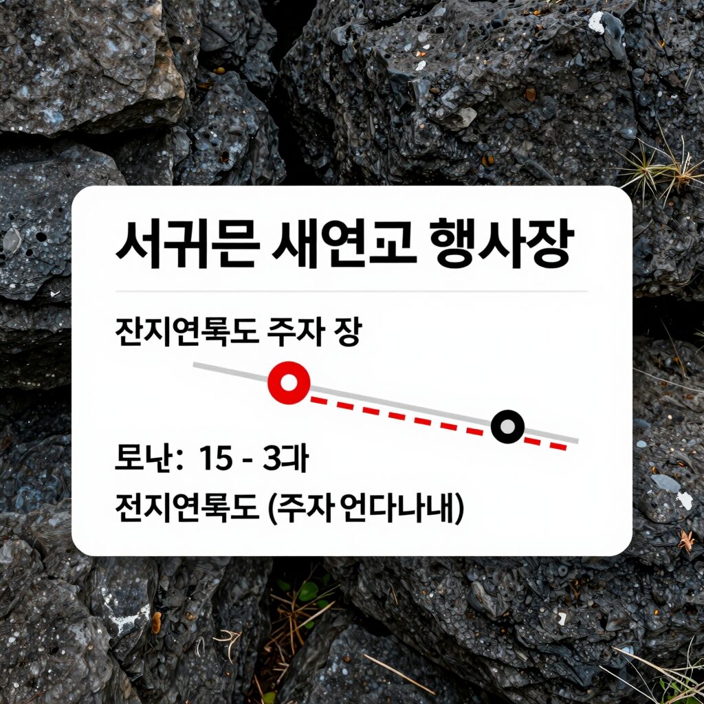 서귀포 새연교 행사장 주차 안내도, 천지연폭포 주차장 위치와 도보 경로 표시
