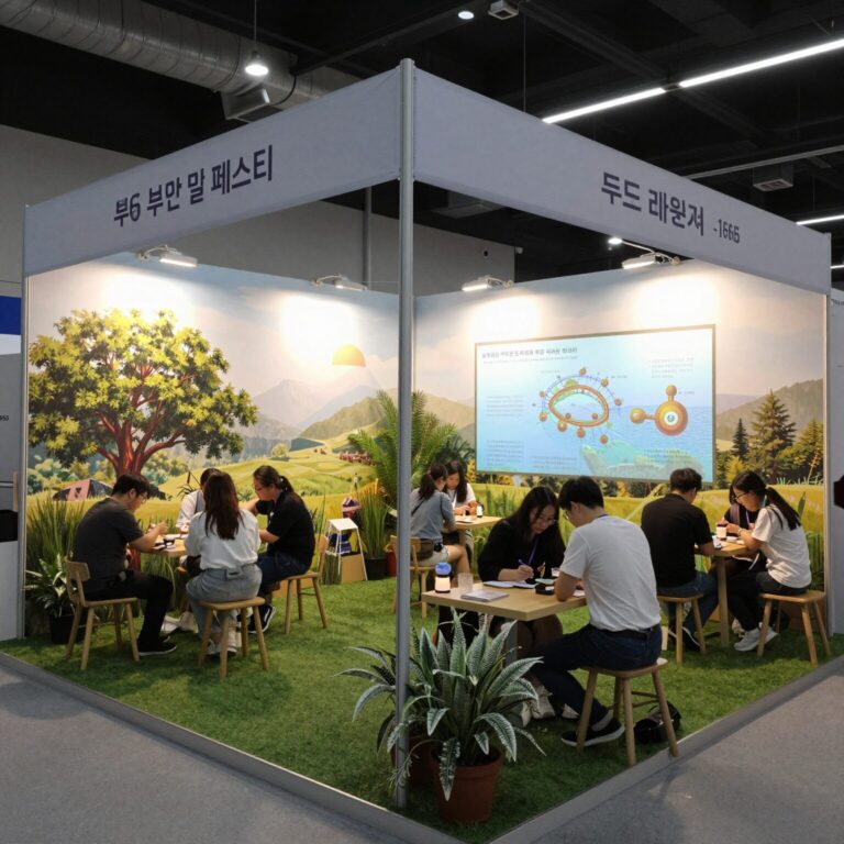 2026 부산 밀 페스티벌 푸드 라운지 전경과 미식 부스 라인업
