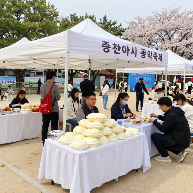 2026 중앙아시아 봄맞이축제가 열리는 서울광장 전경과 유르트 체험 부스 모습
