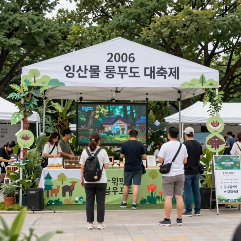 2026 우리 임산물 숲푸드 대축제 광화문광장 행사장 전경