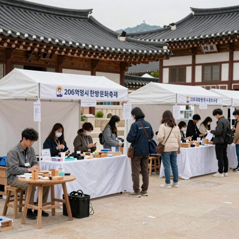2026 대구약령시 한방문화축제 약령시 거리 전경과 체험 부스
