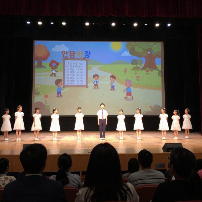 원주 어린이날 큰잔치 댄싱공연장 무대 공연과 가족 관객