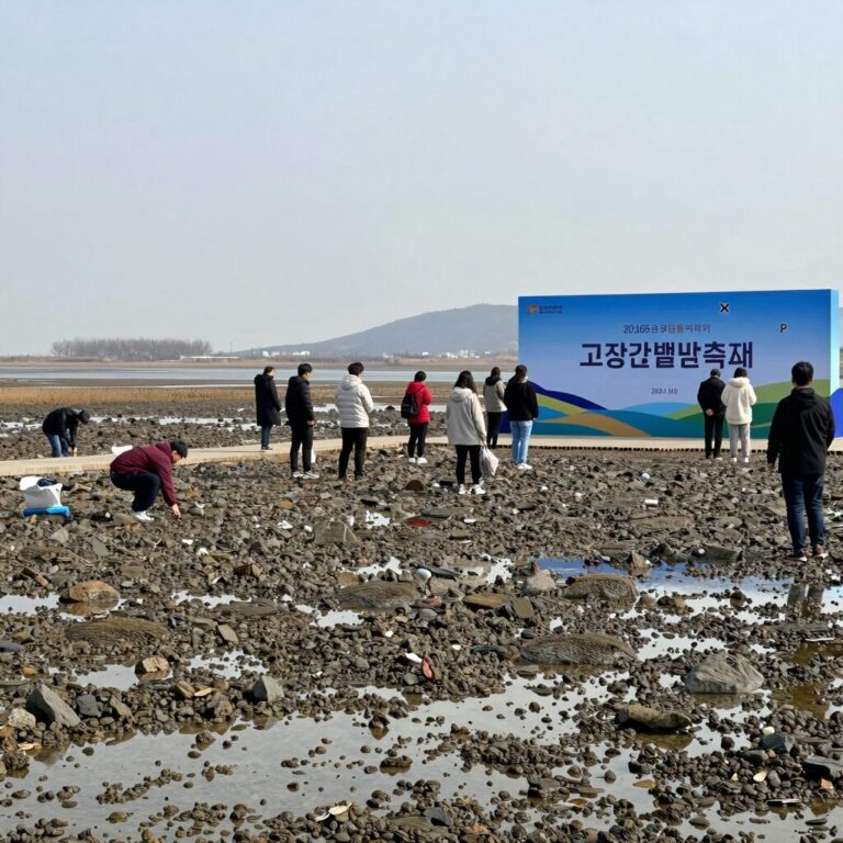 2026 고창갯벌축제 전경, 갯벌과 체험객들