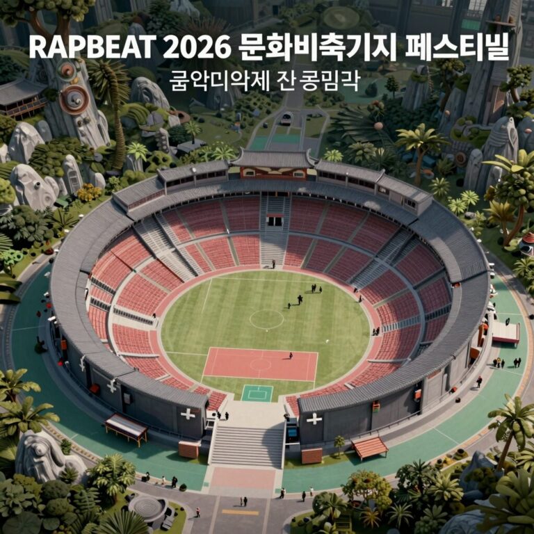 RAPBEAT 2026 문화비축기지 페스티벌 맵 공연장 구조와 스테이지 위치