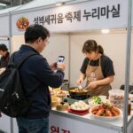 성북세계음식축제 누리마실 일정 성북세계음식축제 누리마실에서 다양한 세계 음식을 판매하는 부스의 모습