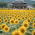 강주해바라기 축제 일정과 즐길거리 강주해바라기 축제 해바라기 밭 전경