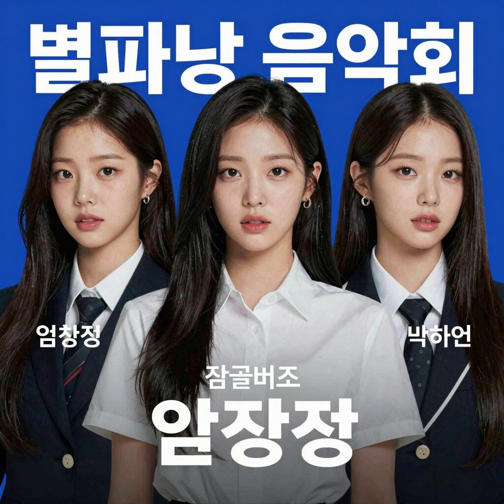 별파랑 음악회에 출연하는 임창정 잠골버스 박하은 포스터