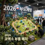 2026 보드게임콘 완벽 즐기기 2026 보드게임콘이 열리는 코엑스 B1홀 부스 배치도와 행사장 전경 사진