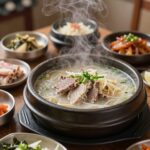 금산삼계탕축제에서 제공하는 다양한 퓨전 삼계탕 메뉴 사진