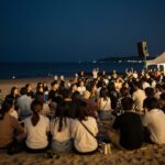 경포 썸머 페스티벌 2026 라인업 꿀팁 경포해변 야간 공연장과 관객들이 EDM 파티를 즐기는 모습