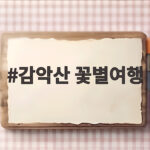 감악산 꽃별여행