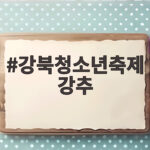 강북청소년축제 강추