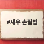 새우 손질법