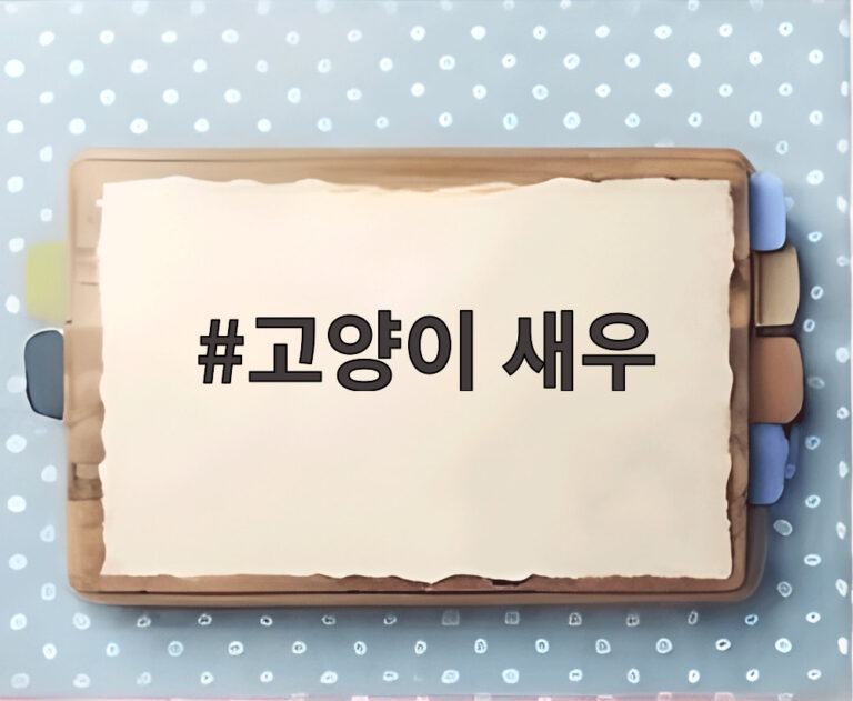 고양이 새우