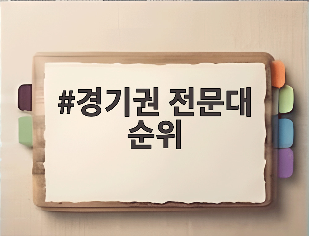 경기권 전문대 순위