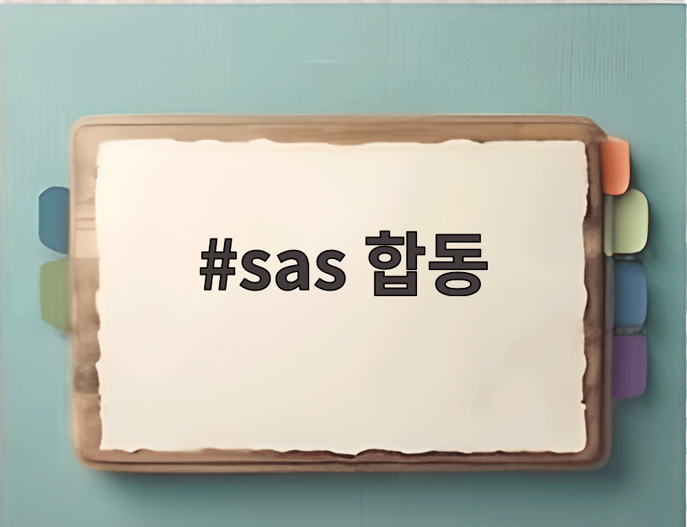sas 합동