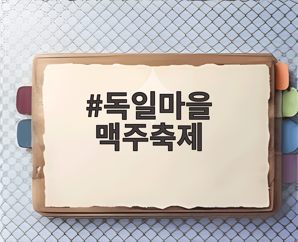 독일마을 맥주축제