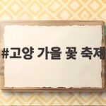고양 가을 꽃 축제