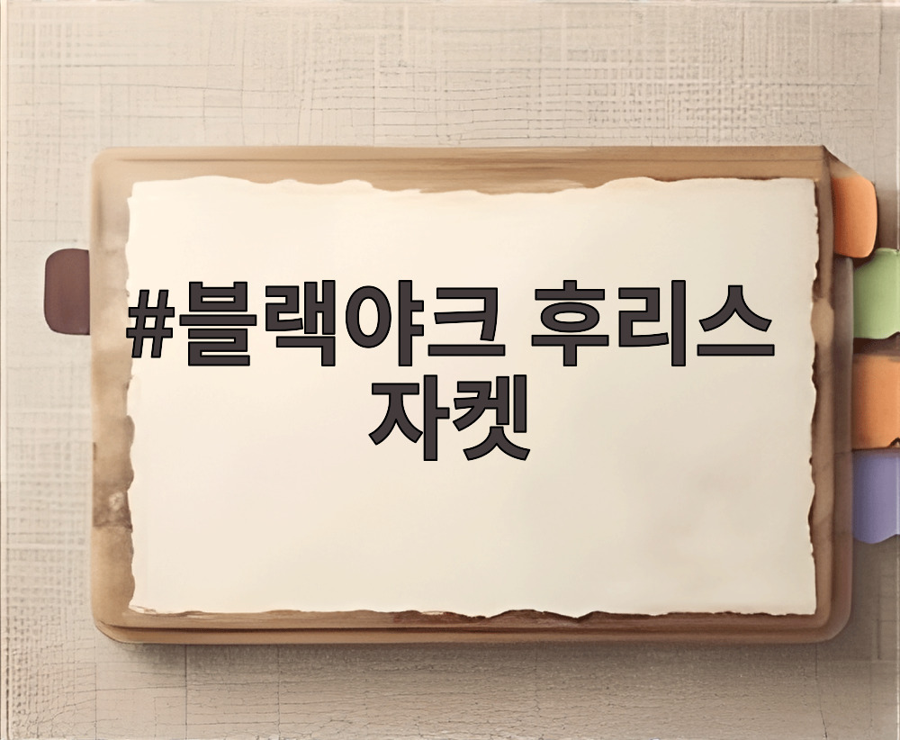 블랙야크 후리스 자켓