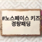 노스페이스 키즈 경량패딩