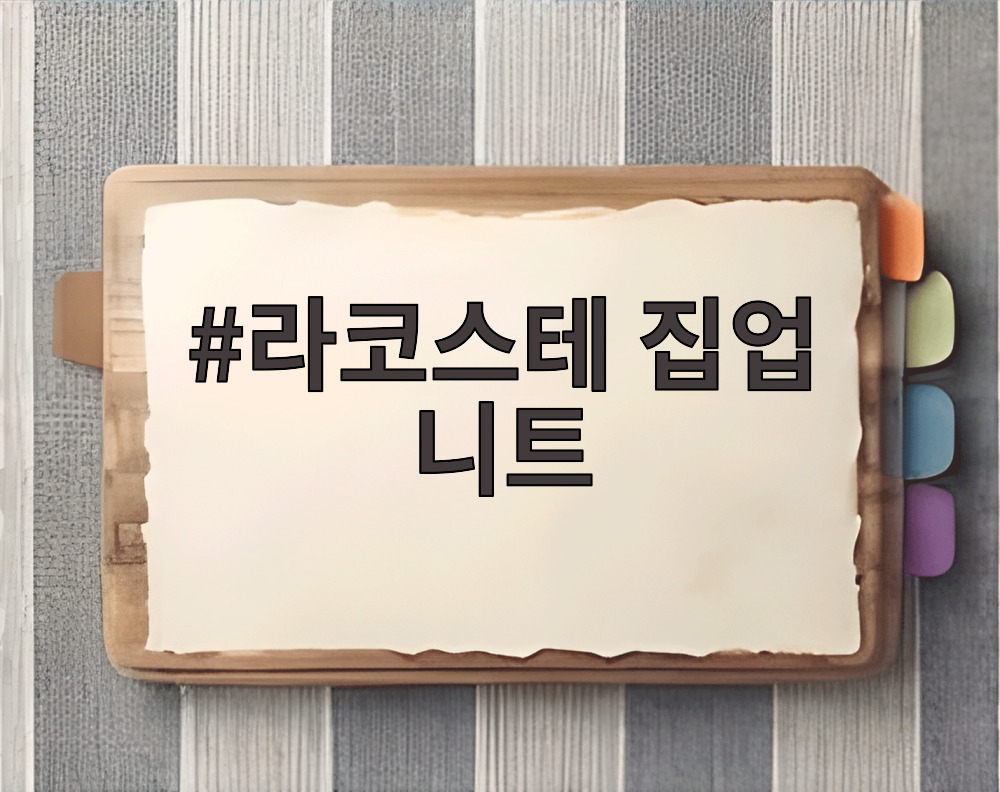 라코스테 집업 니트