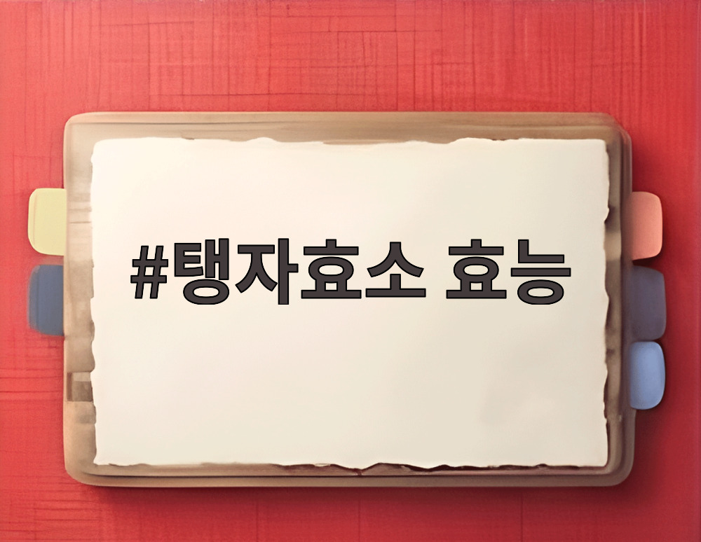 탱자효소 효능