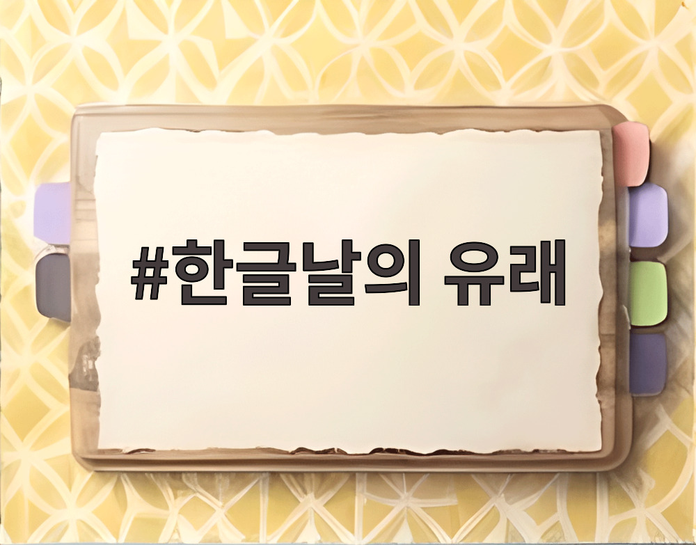 한글날의 유래