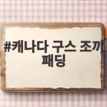 캐나다 구스 조끼 패딩