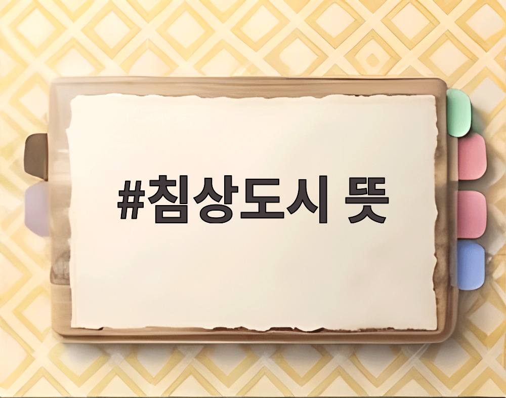 침상도시 뜻