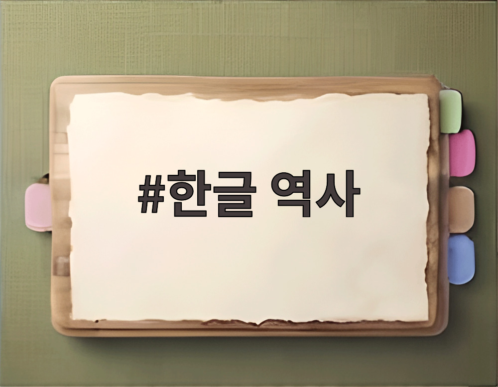 한글 역사