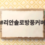 리안솔로방풍커버