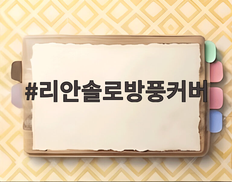 리안솔로방풍커버