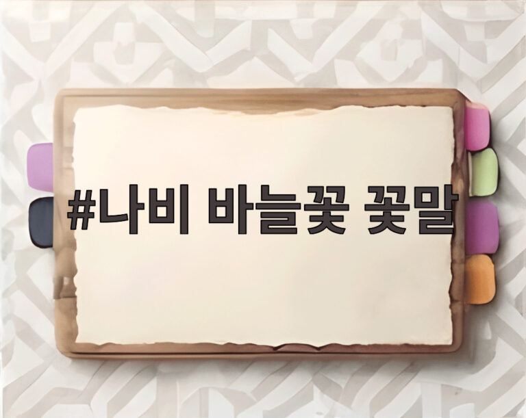 나비 바늘꽃 꽃말