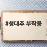 생대추 부작용