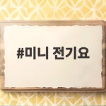 미니 전기요