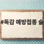 독감 예방접종 술