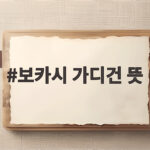보카시 가디건 뜻만 알아도 가을 코디 걱정이 줄어요 보카시 가디건 뜻