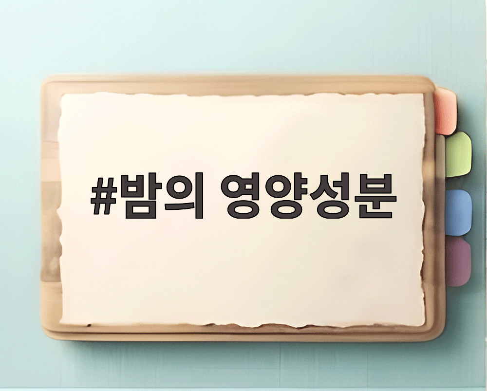 밤의 영양성분