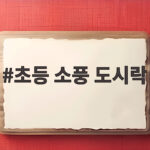 초등 소풍 도시락 아이가 좋아하는 메뉴로 간단하게 준비해요 초등 소풍 도시락
