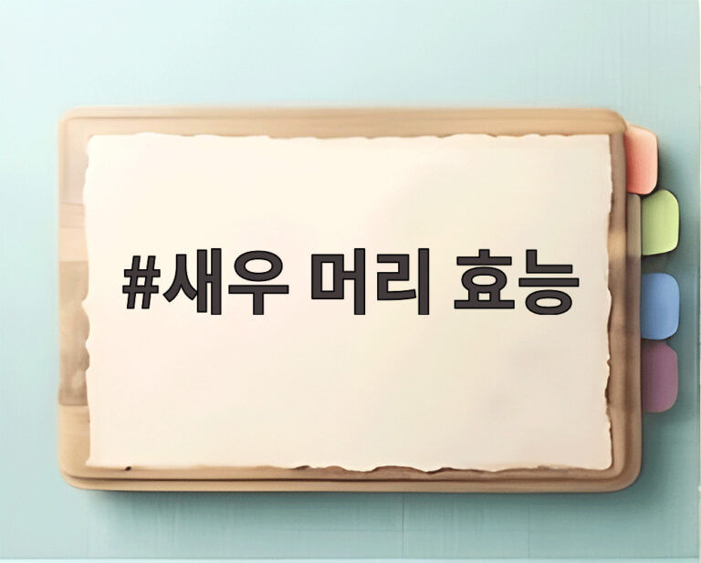 새우 머리 효능