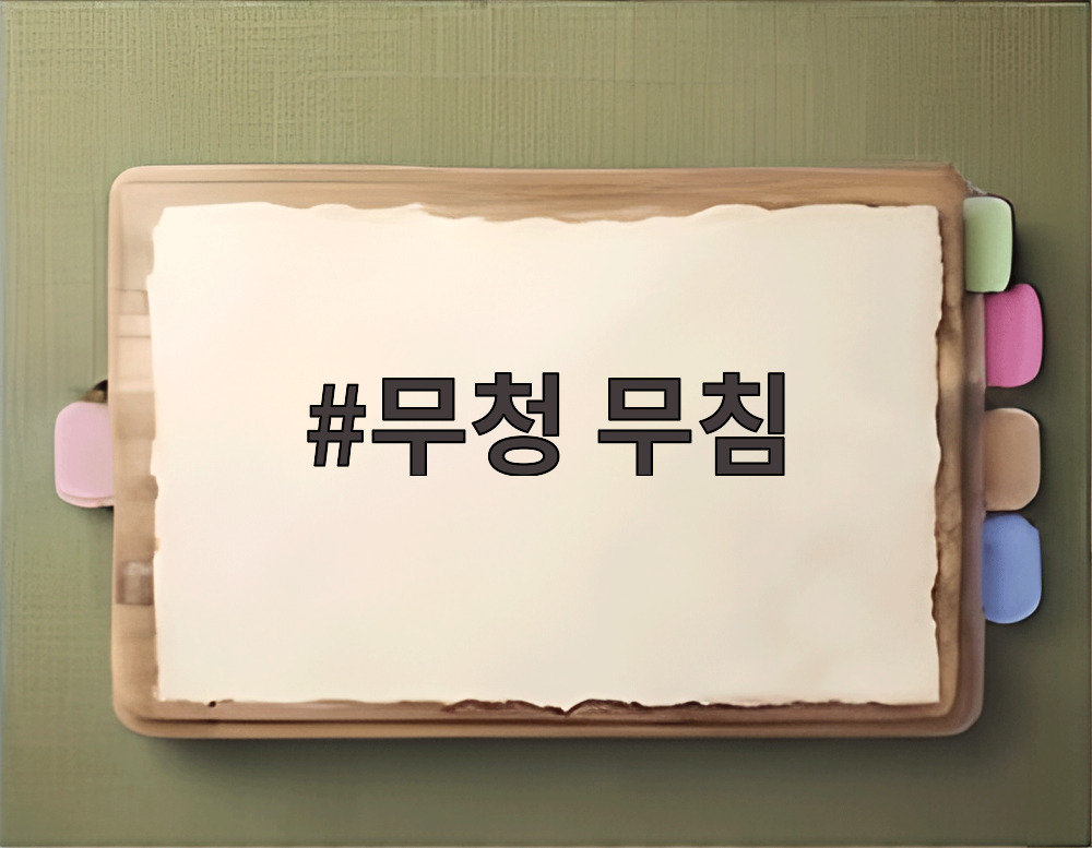무청 무침