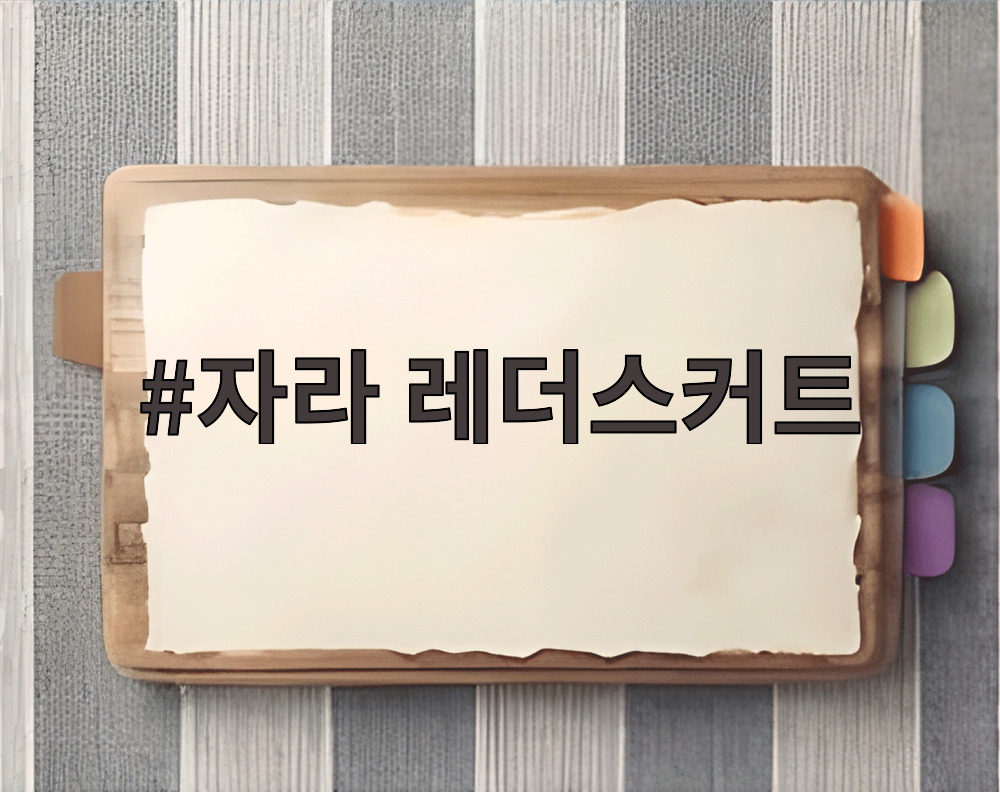 자라 레더스커트