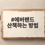 에버랜드 산책하는 방법