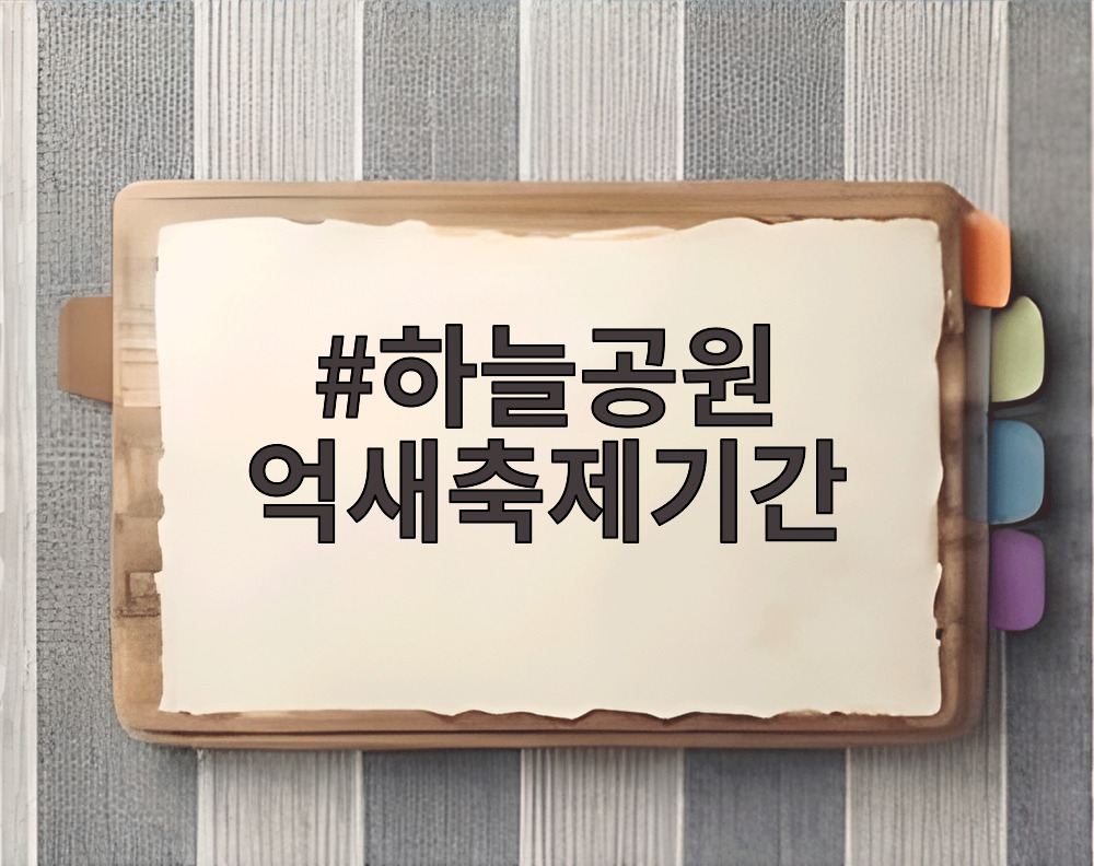 하늘공원 억새축제기간