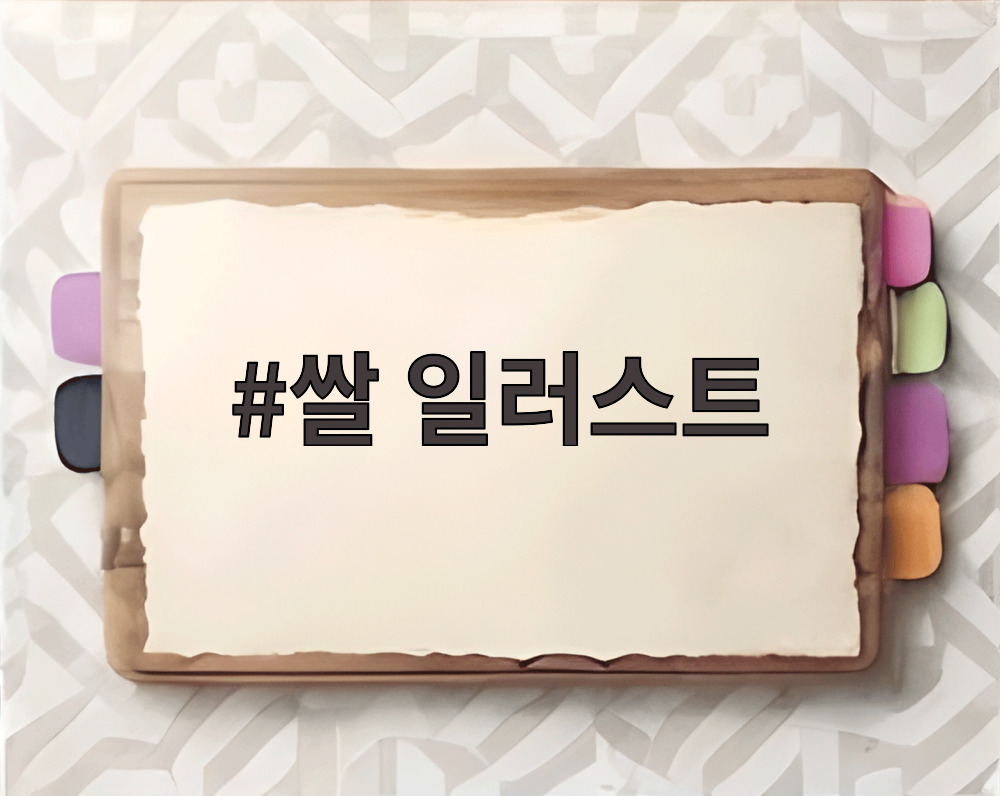 쌀 일러스트