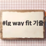 lg way fit 기출